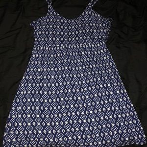 Tribal print spaghetti strap dress